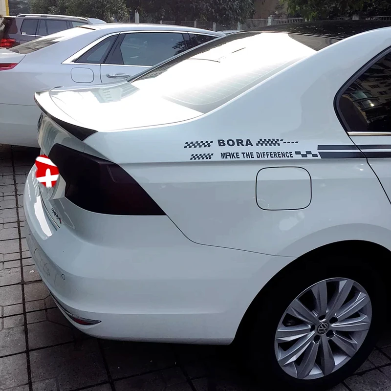 Abs High Quality For Volkswagen Bora Spoiler 2017 2018 Year Abs High Quality For Volkswagen Bora Spoiler 2017 2018 Year Primer Or Diy Color Car Rear Wing Vw In Spoilers Wings From