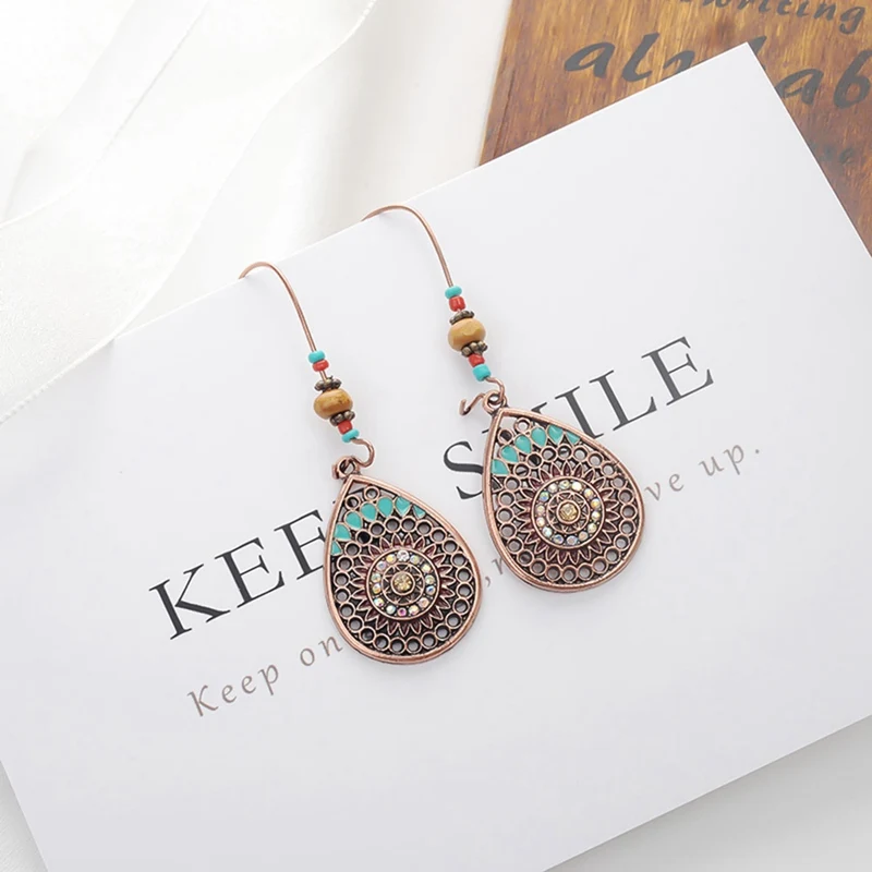 Hollow Leaf Butterfly Owl Drop Women