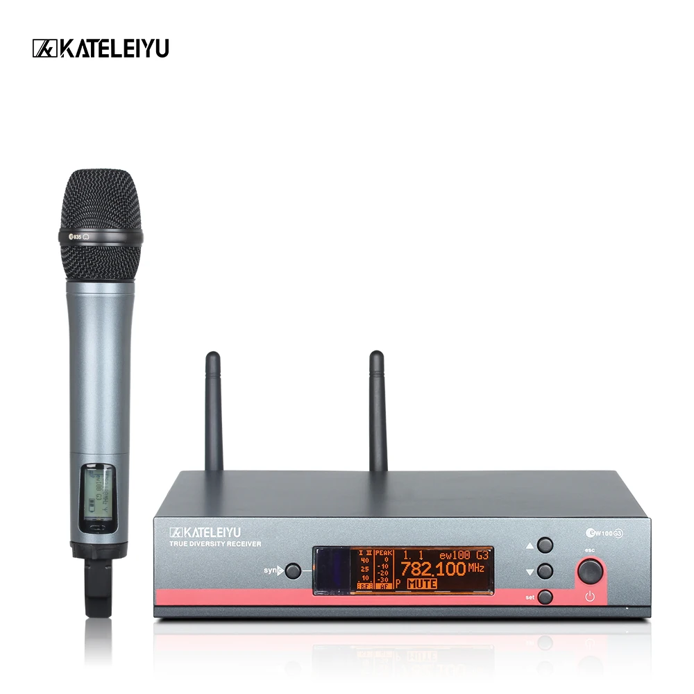

Wireless Microphones Long-Range True Diversity UHF Professional Wireless Microphone System 100G3 Wireless MIC Stage Performance
