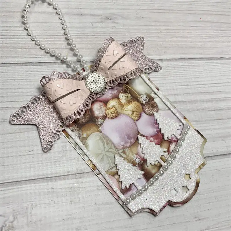

YPP CRAFT Winter Present Tag Metal Cutting Dies Stencils for Scrapbooking/photo album Decorative Embossing Paper Cards