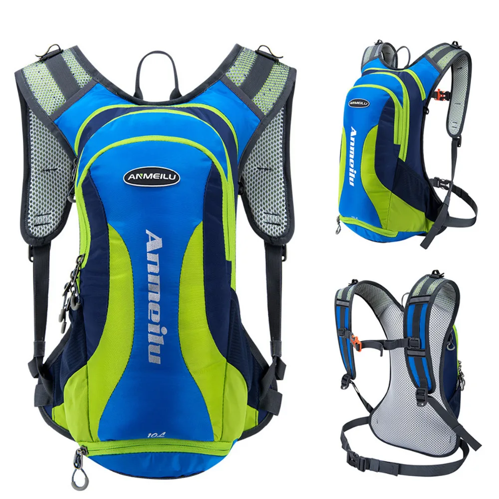 ANMEILU 10L Outdoor Bags Waterproof Lightweight Backpack Hydration Bladder Cycling Running