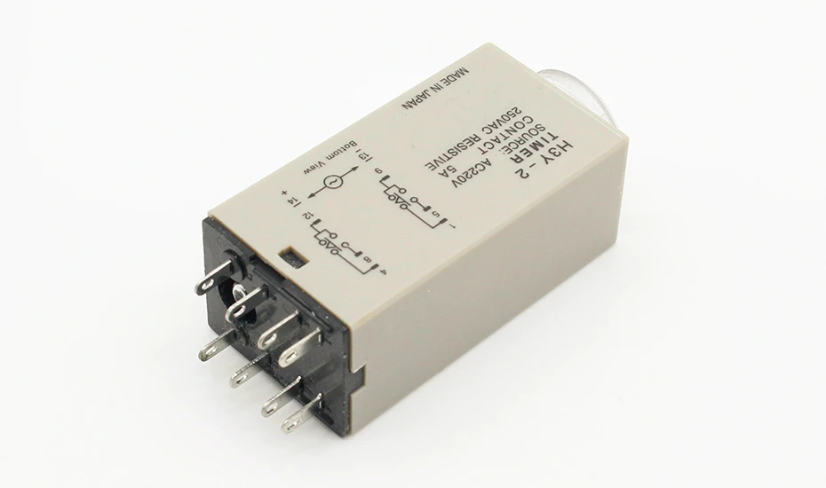 220V H3Y-2 Power On Time Relay Delay Timer 0-30s/60s DPDT & Base Socket RGZYR.wy 