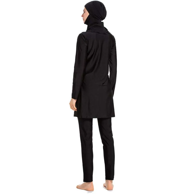 BAILUNMA Burkinis Мусульманский купальник, скромная одежда, мусульманская одежда для плавания, женская одежда из 3 предметов, Раздельная одежда, длинная купальная одежда, M021