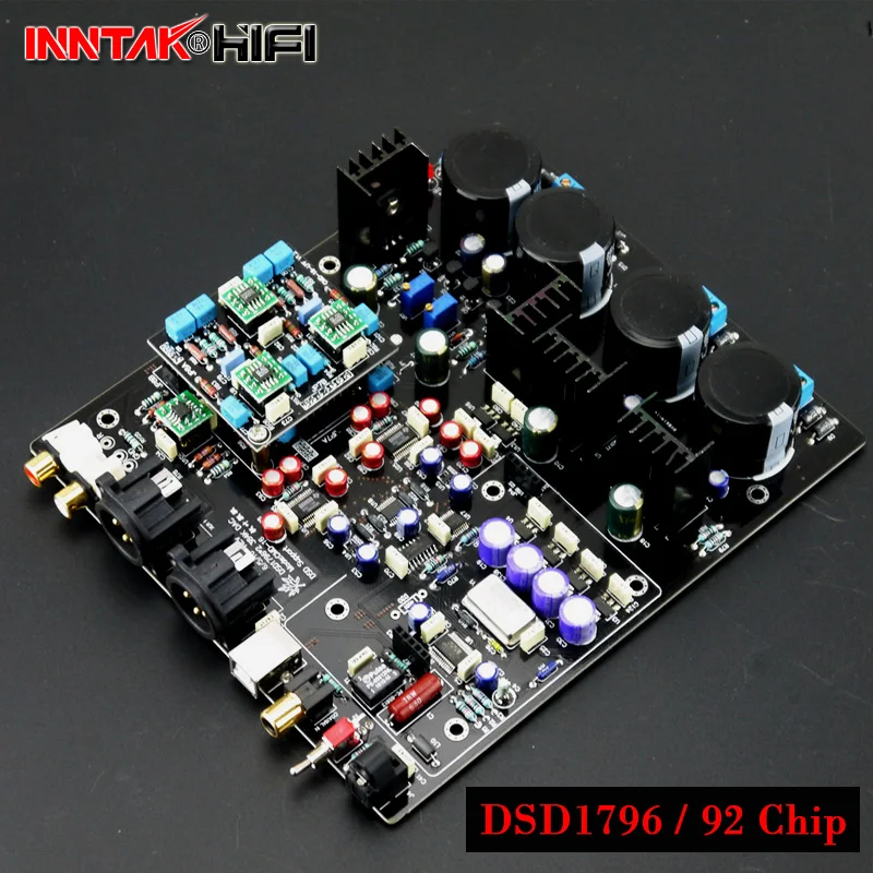 

HiFi Dual DSD1796 ( DSD1792 ) DAC decoder board W/ XLR Out , Support Amanreo USB card