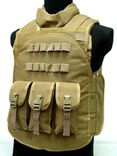 New 4 in 1 Waistcoat flying tigers fight battle Tactical vest Army Hunting Shooting Combat Molle Vest