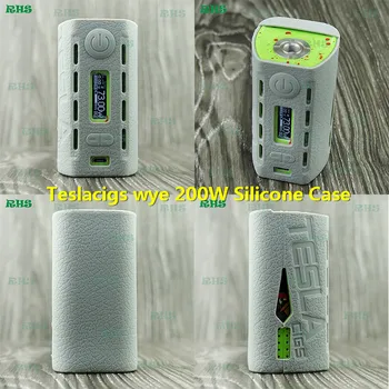 

5pcs Beautiful look perfect hand feeling case for 2017 Newest Teslacigs Wye 200W 13 classic colors free shipping