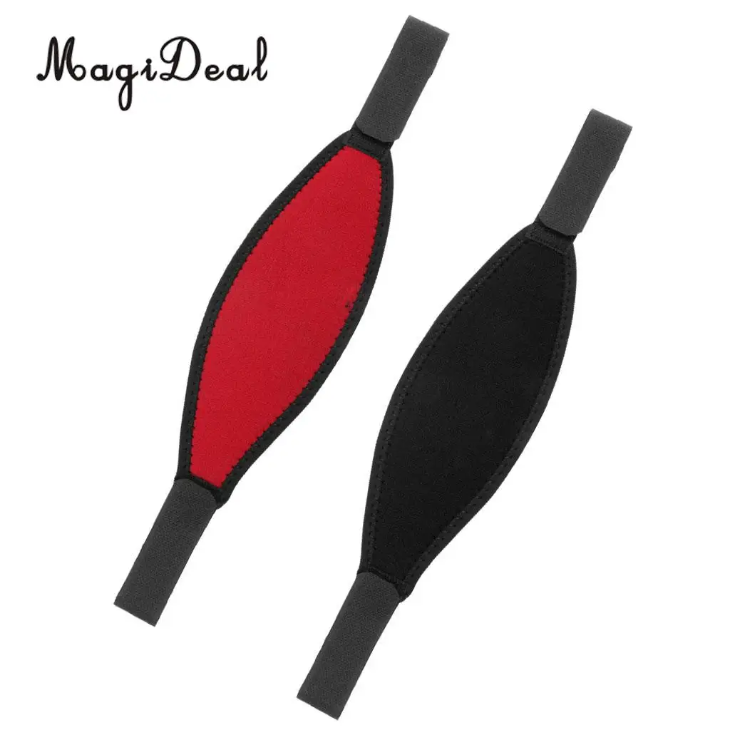 MagiDeal 2 Pieces Soft Neoprene Replacement Scuba Diving Diver Mask Strap Protector Cover Hair Band - Universal Fit