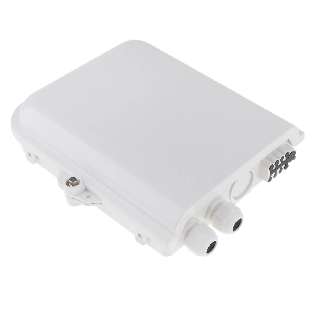 Magideal Fiber optic terminal box, Distribution Box,8Core FTTH Splitter Box