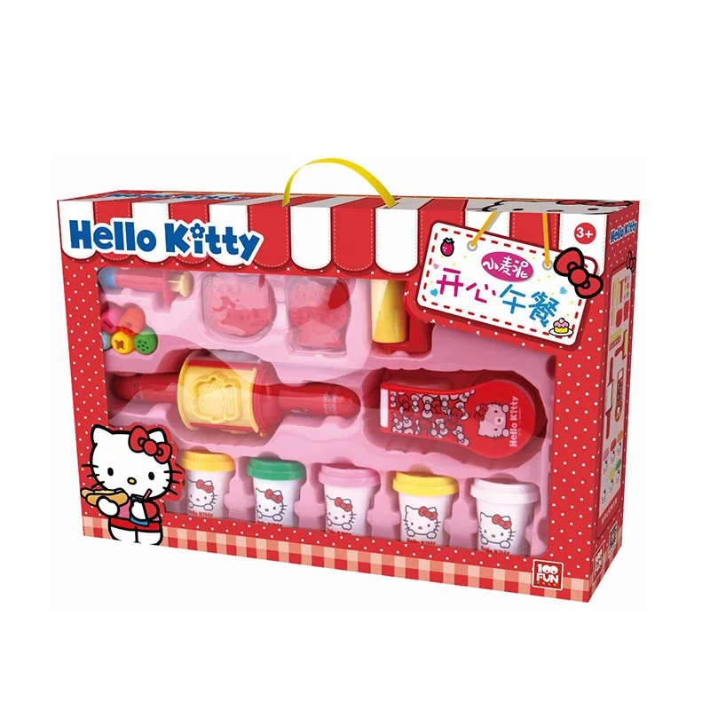 

100FUN Happy Lunch Wheat Mud Clay Mold Children's Handmade Toys Kindergarten Child Craft