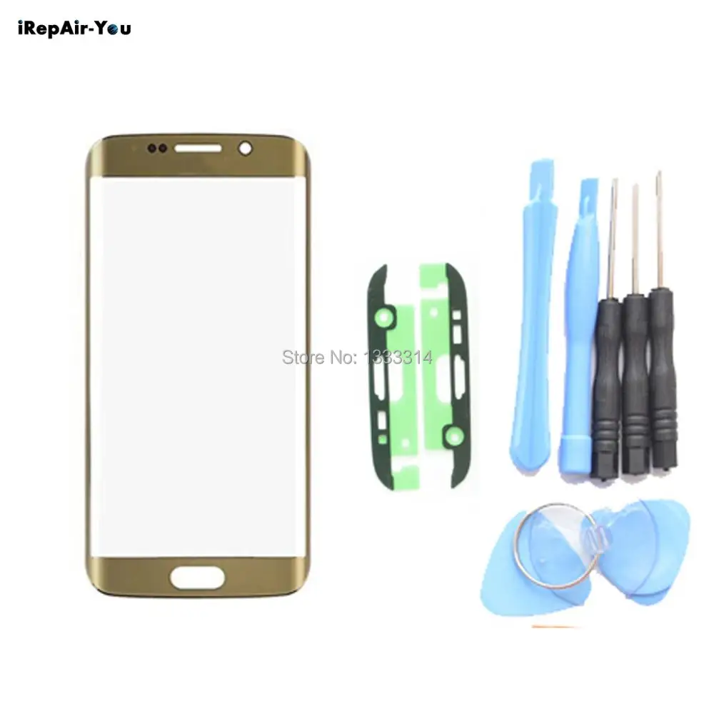 

iRepair-You Screen Front Glass Lens Replacement For Samsung Galaxy S7 edge G935F Touch Panel GLass Kits(no logo)+Adhesive+Tools