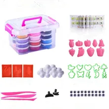 Слизь игрушки 24 цвета с аксессуарами пушистый слизь 3C Пластилин «сделай сам» подарок, магнит для Детский пластилин