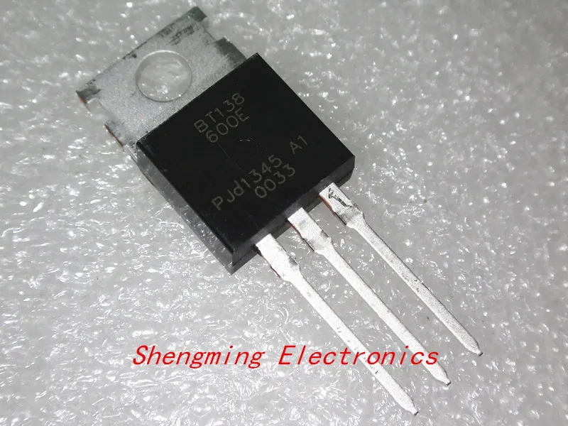 50PCS BT138 600E BT138 600 BT138 TO 220 transistor|transistor|bt138 ...