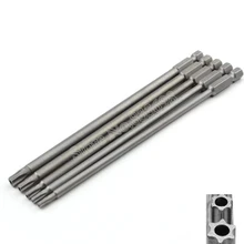 150 мм Длина Магнитная Торцевая Отвертка Набор бит электрическая отвертка инструменты T10 T15 T20 T25 T30