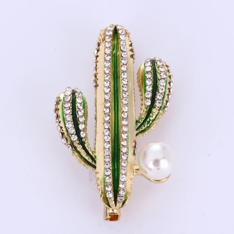 

THRWELL Cartoon Cactus Brooches For Women Student Cloth Accessories Icons Brooch Fit Bag For Women Children Jewelry Decoration