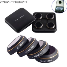 4pcs/set PGYTECH original Lens Filters G-HD-ND4 ND8 ND16 ND32 for DJI MAVIC Pro Drone Accessories