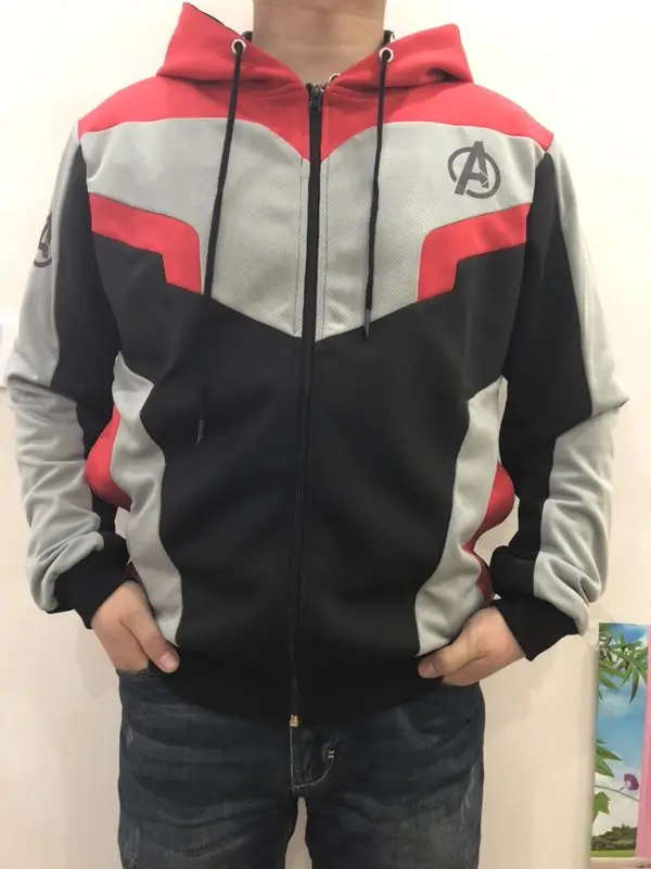 Avengers Endgame Quantum Realm Jacket Sweatshirt Advanced Tech Hoodie Cosplay Costumes Double layer fabric Original edition