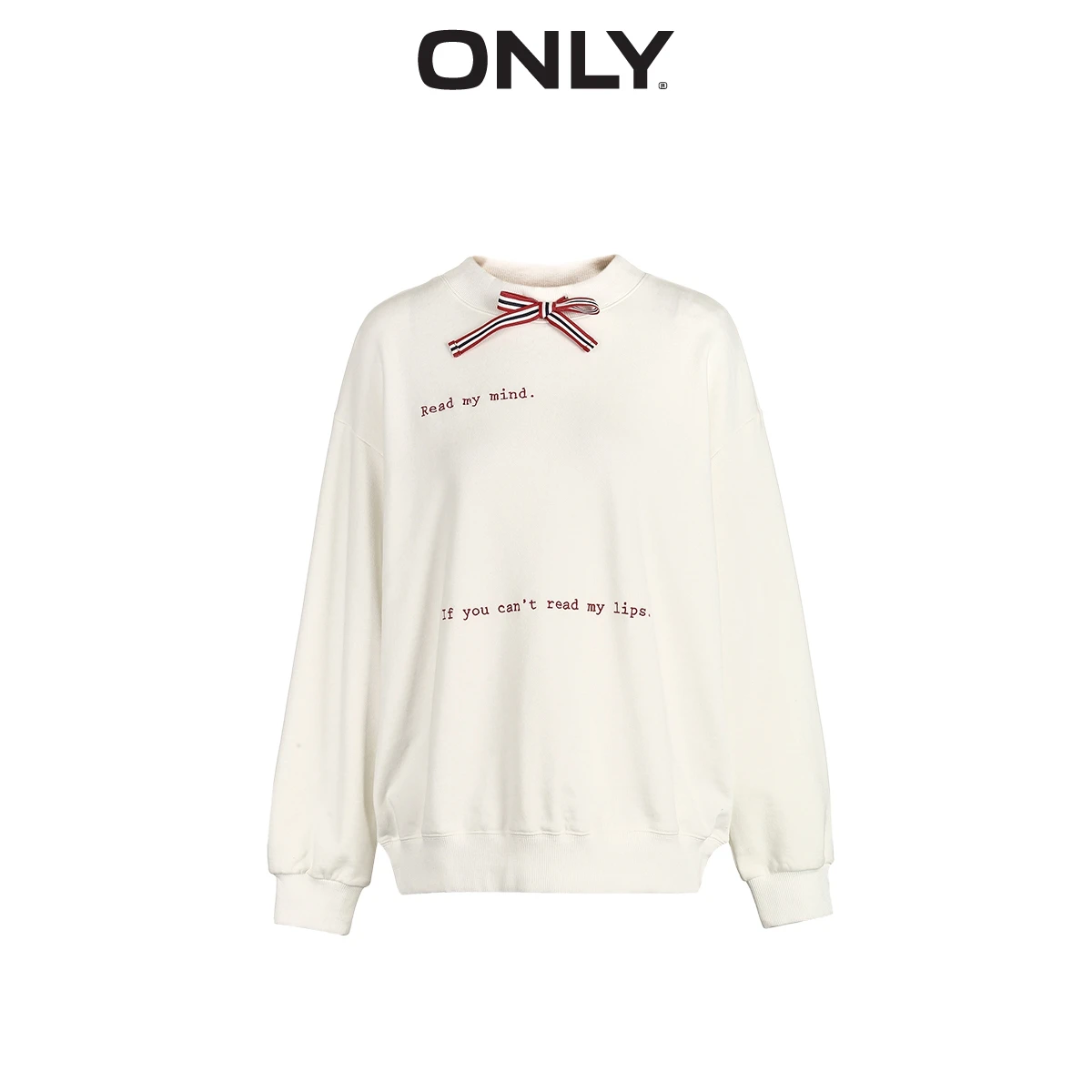 ONLY 2019 Women's Hong Kong Style Loose Fit Pullover Hoodie |11919S596