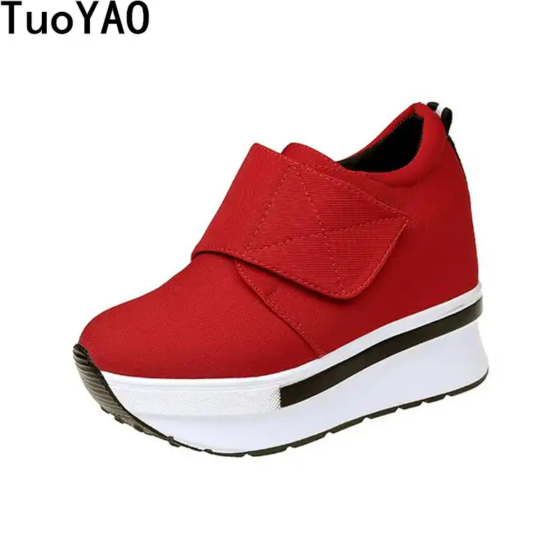 red casual shoes womens