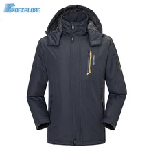 Goexplore ore, уличные куртки, мужские пальто, водонепроницаемые, ветрозащитные, ветровки, куртки, зимние, Утолщенные, для походов, кемпинга, куртки для мужчин
