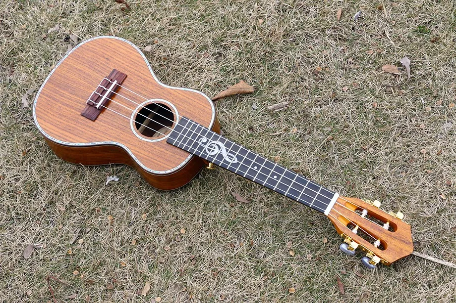 2" концертная Гавайская Гитара Guitarra Great sound ручной работы из KOA 4 струны Классическая акустическая гитара Гавайи uke Ukelele