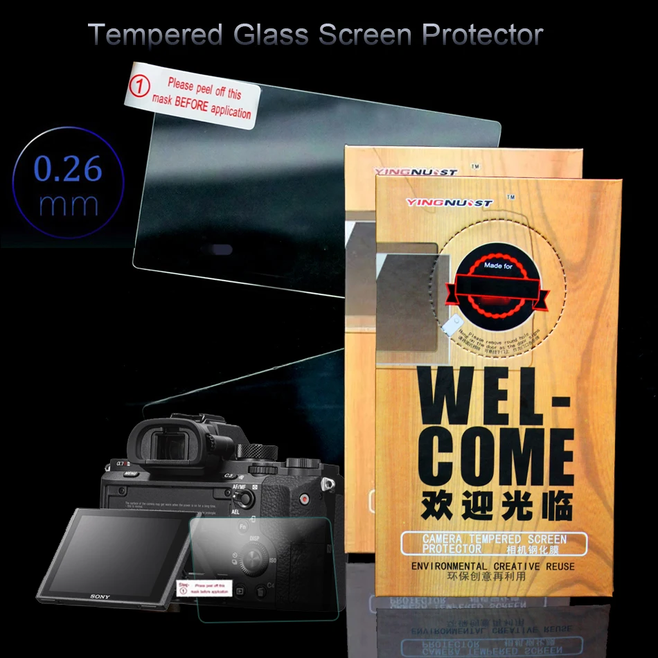 Защитное стекло для Sony A7 Mark II A7RII A7S2 A7R2|lcd protector|screen protectorsony a7 protector |