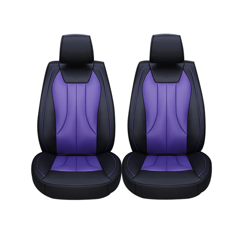 2 pcs Leather car seat covers For Geely Emgrand Car-covers EC7 X7 FE1 seat covers car accessories styling