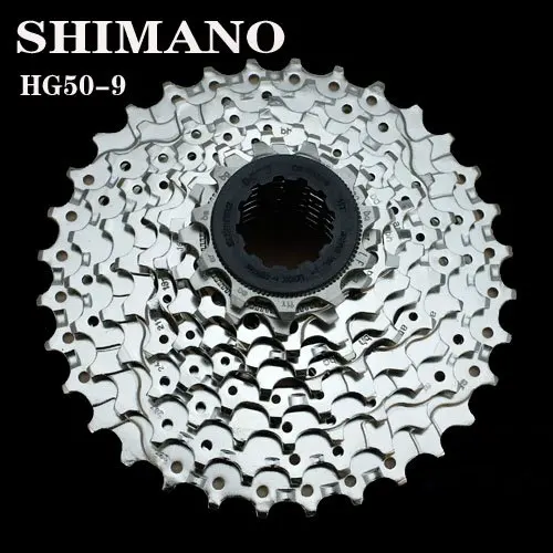 SHIMANO ALIVIO M4000 9S 27S скоростной комплект для горного велосипеда 4 части с рычагом переключения передач и передним и задним переключателем и кабелем - Цвет: CS HG50 9s