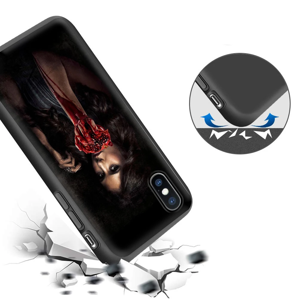 Мягкий чехол из ТПУ Lavaza The Vampire diaries для iPhone 11 Pro XS Max XR X 8 7 6 6S Plus 5 5S SE