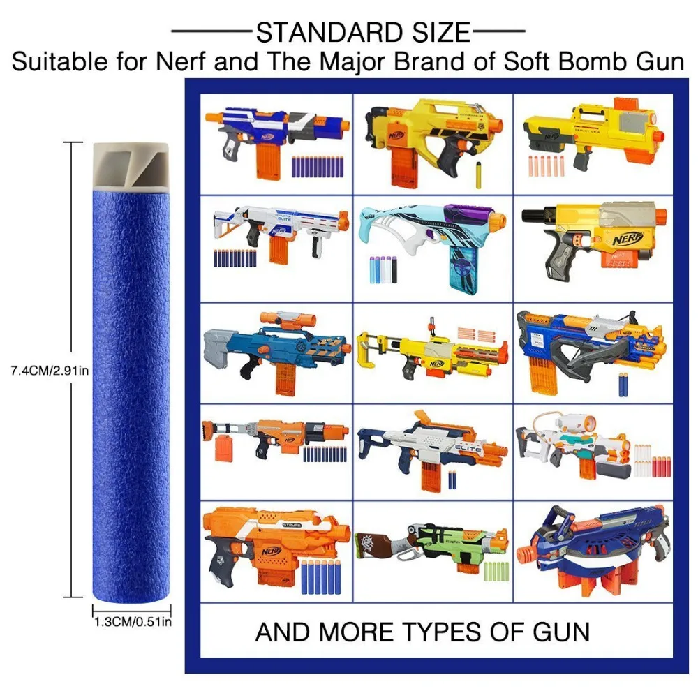 Сменные пули 110 шт Дротика сменная упаковка s для Nerf/N Strike Elite Accustrike Series Blaster|refill