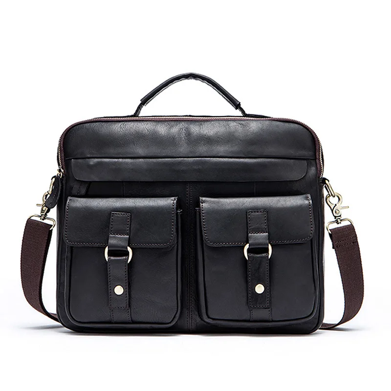 

GOOG.YU Genuine Leather Bag Men Messenger Bags Handbag Briescase Business Men Shoulder Bag High Quality Crossbody Bag
