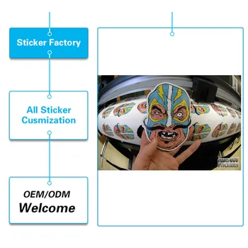

Factory price waterproof PVC strong glue printable vinyl stickers