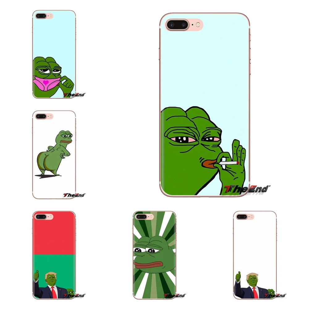 TPU Transparent Case Cute Frog Meme Animal funny For Huawei G7 G8 P7 P8 P9 P10 P20 P30 Lite Mini Pro P Smart Plus 2017 2018 2019 |
