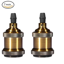2 3 Tomshine Bronze Lamp Socket Aluminum Shell E26 E27 Retro Bulb Base Light Socket Vintage Pendant Lamp Holder without Switch