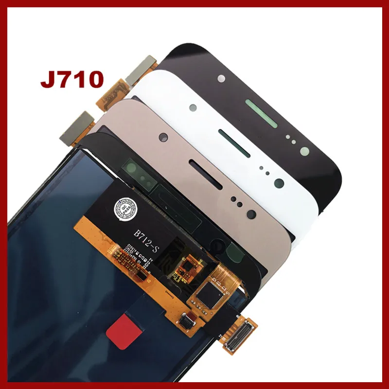 5 &quotс регулируемой яркостью ЖК для Samsung Galaxy J7 2016 j710 J710H J710FN/DS J710F J710M дисплей