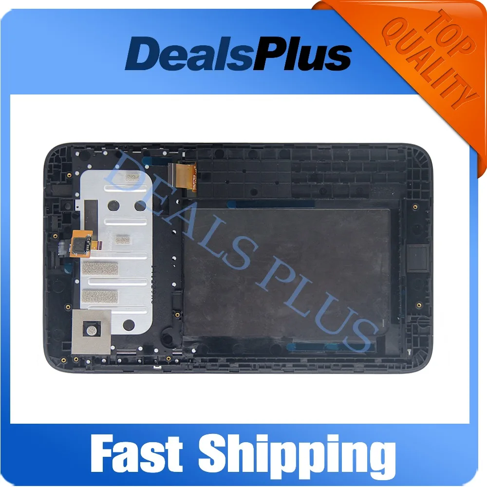 Replacement New LCD Display Touch Screen with Frame Assembly For Lenovo A3300 A3300T 7-inch Black Free Shipping 5pcs lot100% new original for zte grand memo 5 7 n5 u5 n9520 v9815 lcd display touch screen assembly free shipping 100% tested