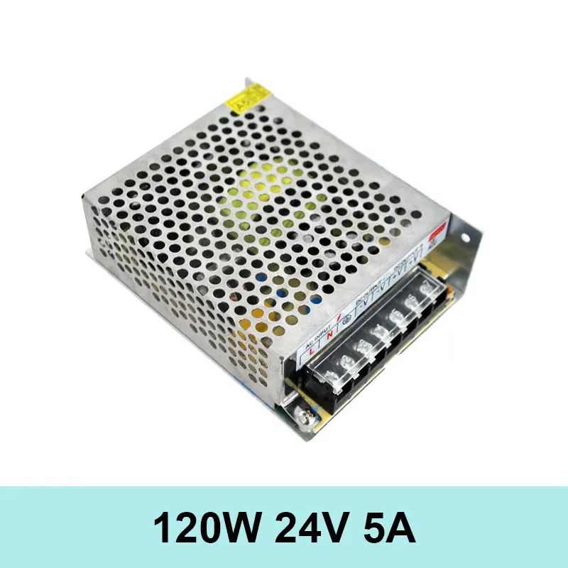 

120W 24V 5A Single Output switching power supply Ac 100-240V to Dc 24V