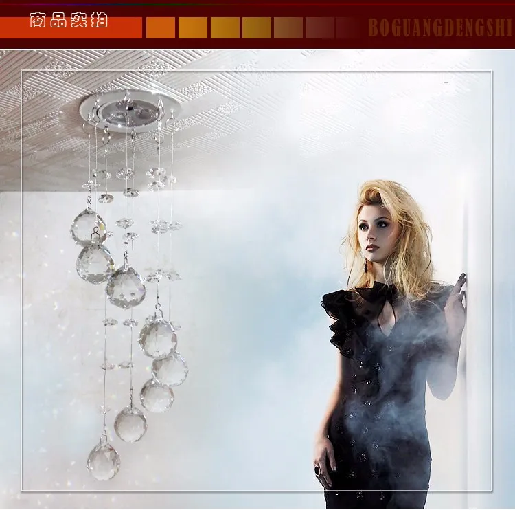 Современный Высокое качество хрустальные потолочные лампы светодио дный лампы высокой мощности 3 Вт потолочное освещение столовая светодио дный Светодиодная лампа