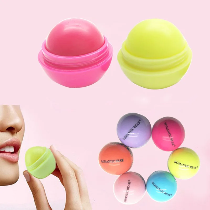 6 Colors Different Fruit Flavor Moisturizing Lip balm Women Fashion