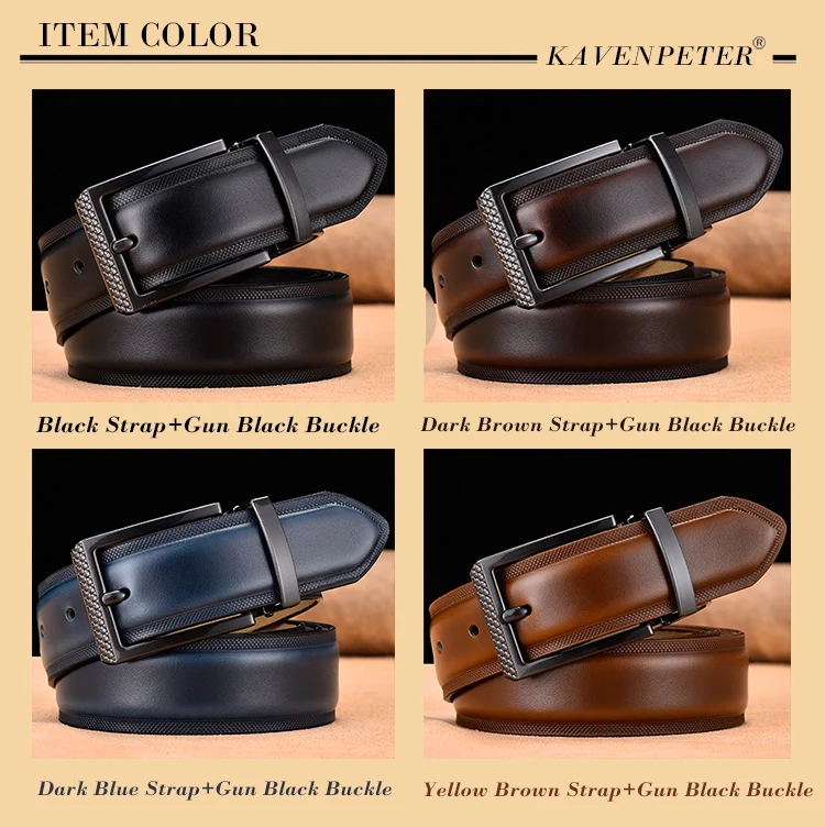 Classic Leather Belt Men High Quality Luxury Cowhide Waist Belt For Men belt Leather Genuine riemen voor mannen Dropshipping