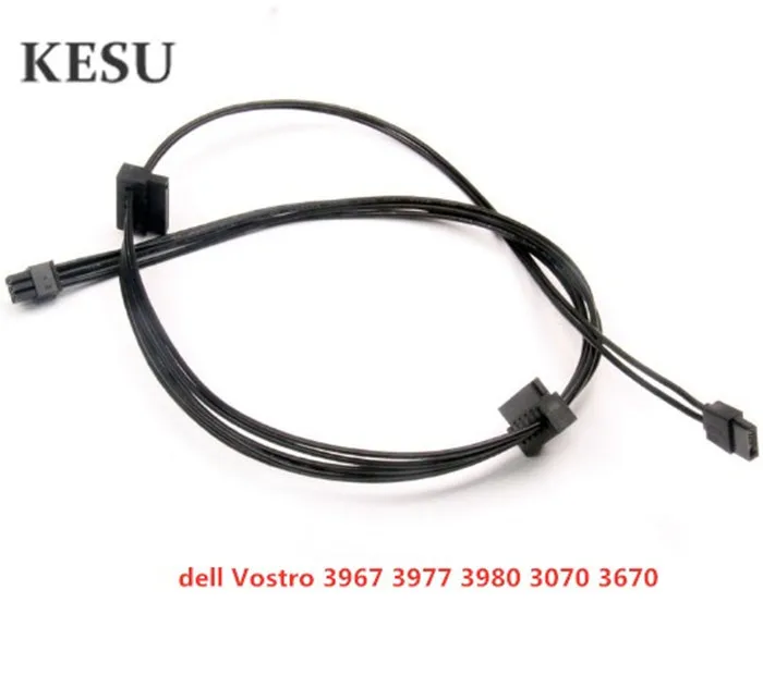 

High quality mini 6Pin 6-Pin to dual SATA SSD power cable with Optical drive wire for dell Vostro 3070 3670 3967 3977 3980 18awg