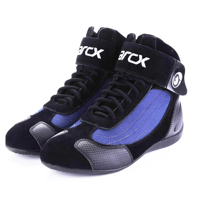 ARCX botas de motocicleta Moto botas de montar genuino cuero de vaca motociclista Chopper Cruiser Touring zapatos de tobillo zapatos de motocicleta