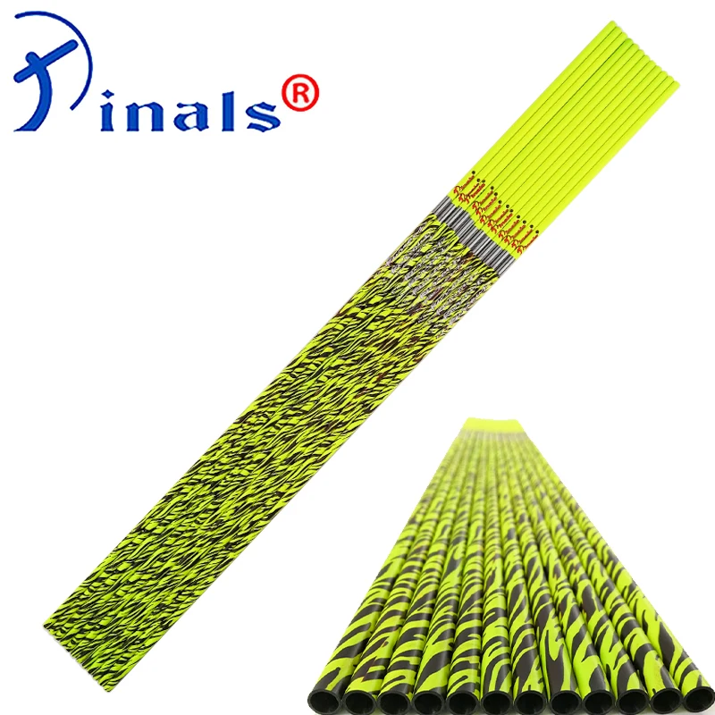 Pinals стрельба из лука новый камуфляж позвоночника 300 340 400 500 600 углеродную стрелу