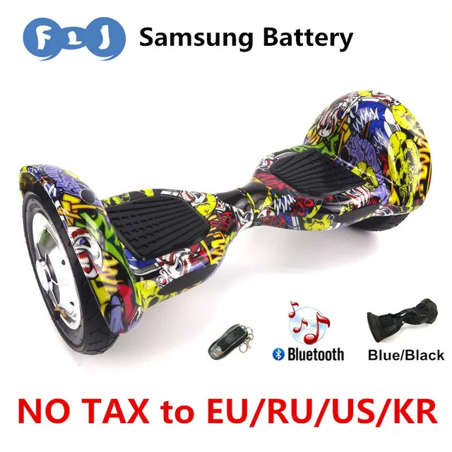 Flj балансируя скутер 10 дюймов hoverboard разумный баланс samsung аккумулятор bluetooth ключ 700 Вт скейтборд встать скутер ul2272