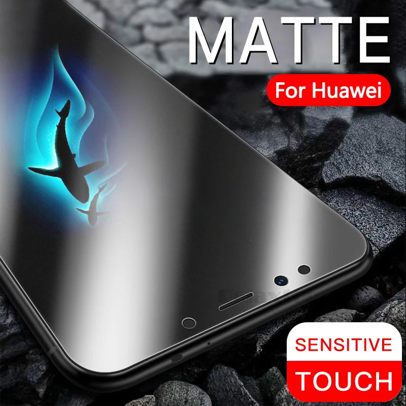 Матовое матовое закаленное защитное стекло для huawei p40 p30 p20 mate 20 lite защита экрана