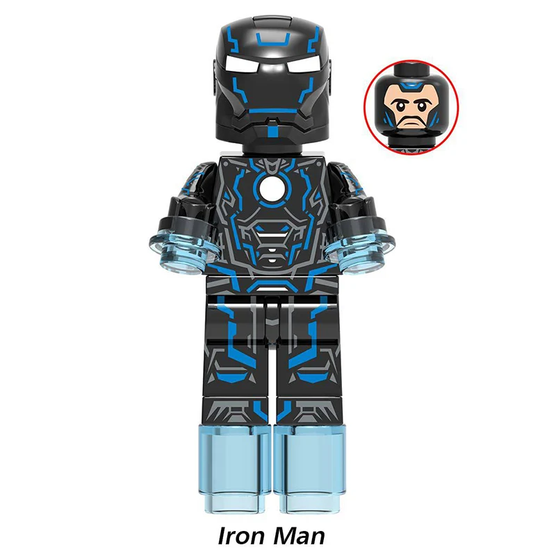 Капитан Марвел Мстители эндшпиль танос Человек-паук антман Тор Железный человек военная машина строительные блоки кирпичи игрушки