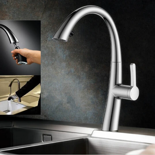 Kitchen mixer new pull out kitchen faucet water tap kitchen with pull out shower kitchen mixer