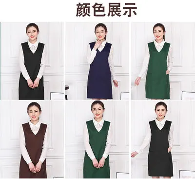 

Spring new supermarket chain fresh apron promotion kitchen advertising coffee western restaurant apron