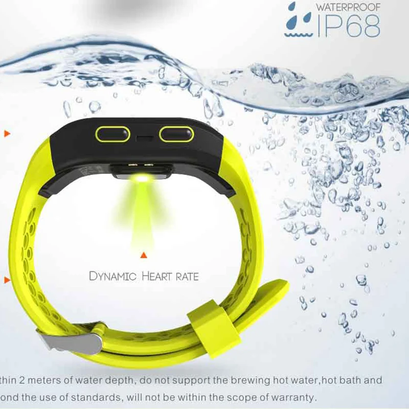 SMARCENT G03 S908 Fitness Smart Wristband Dynamic Heart Rate IP68 Waterproof GPS Smart Band Bracelet Tracker Smartband Watch