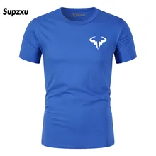 2019 Summer New Fashion Rafael Nadal Men's Black T-Shirt Size XS-2XL High Quality Men's Natto Bull T-Shirt Top T-Shirt Large Siz 2019 Summer New Fashion Rafael Nadal Men's Black T-Shirt Size XS-2XL High Quality Men's Natto Bull T-Shirt Top T-Shirt Large Siz