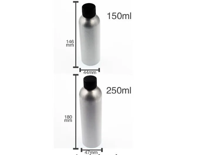 50 мл алюминиевая бутылка, косметика бутылки Макияж Запасные бутылочки винтовой крышкой голова контейнер 100 шт